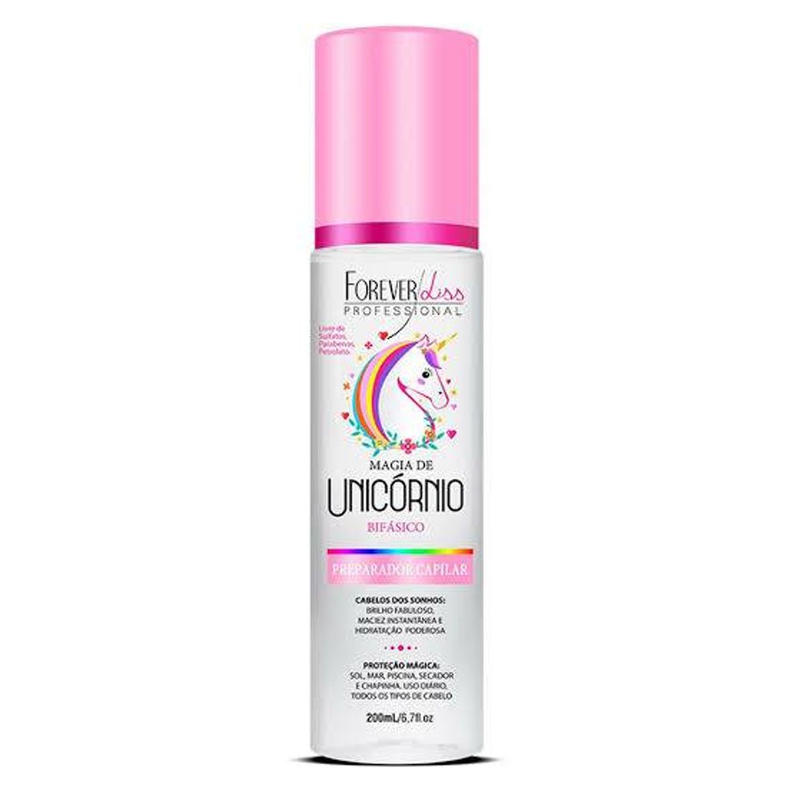 Fashion Magia de Unicórnio Preparador Capilar 200ml - Forever Liss ...