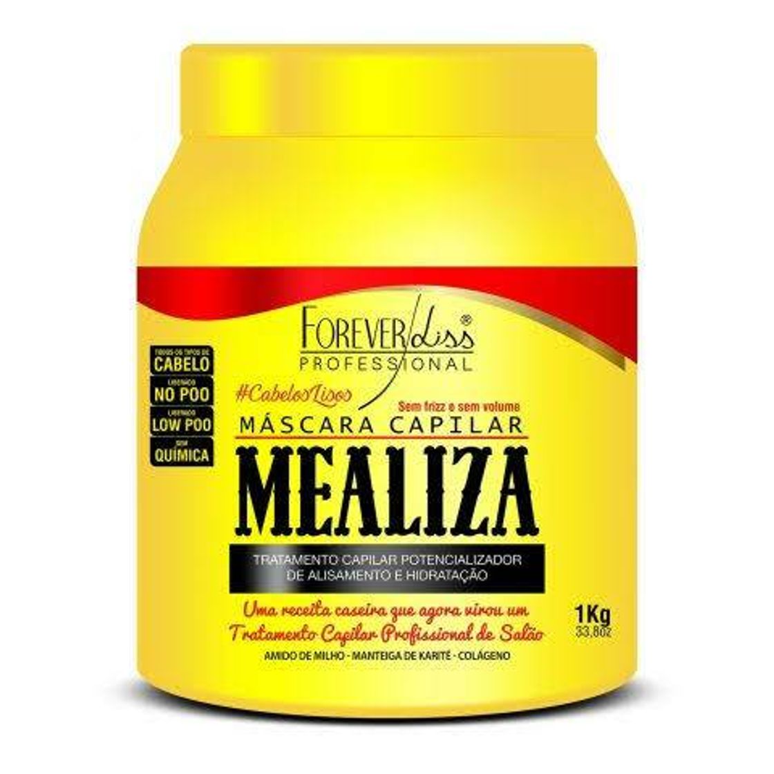 Moda Máscara Capilar MeAliza Forever Liss 1kg