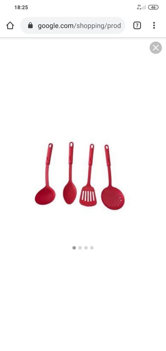 Fashion Kit utensílios vermelho para cozinha