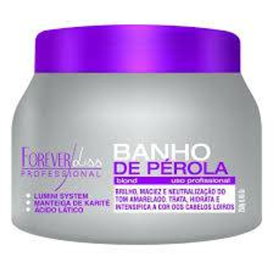 Fashion Máscara Banho de Pérola 250g - Forever Liss - Forever Liss