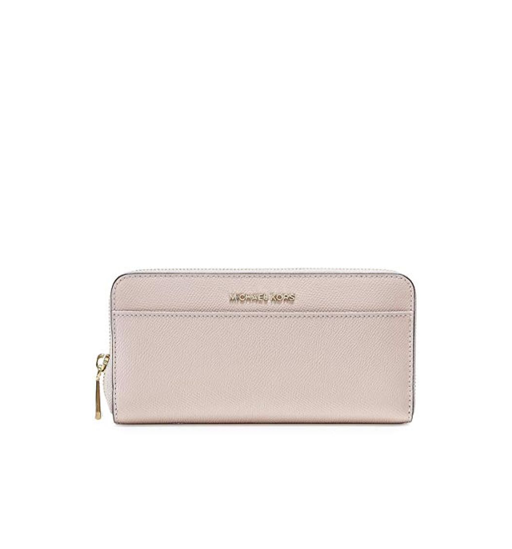 Moda Michael Kors Mujeres cartera continental de cuero crossgrain Rosa única Talla