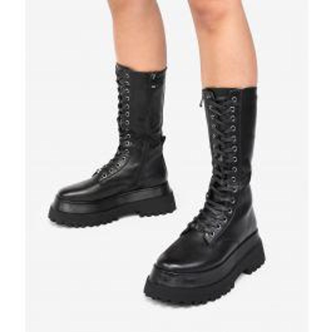 Fashion Botas altas negras con cordones 