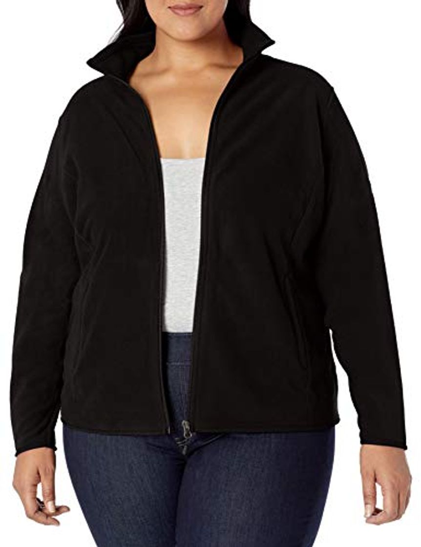 Product Amazon Essentials Plus Size Full-Zip Polar Fleece Jacket Outerwear-Jackets, Negro, US XXL