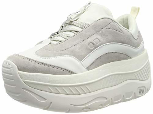 Fashion COOLWAY Cluster, Zapatillas para Mujer, Blanco