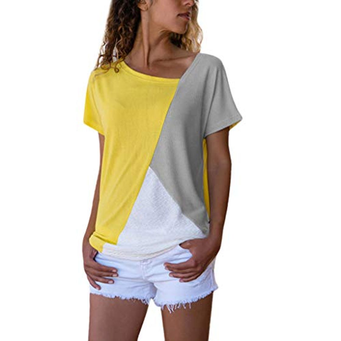 Camisetas Mujer Manga Corta Lanskirt Camisas Mujeres Verano 2019 Blusas Elegantes Sin