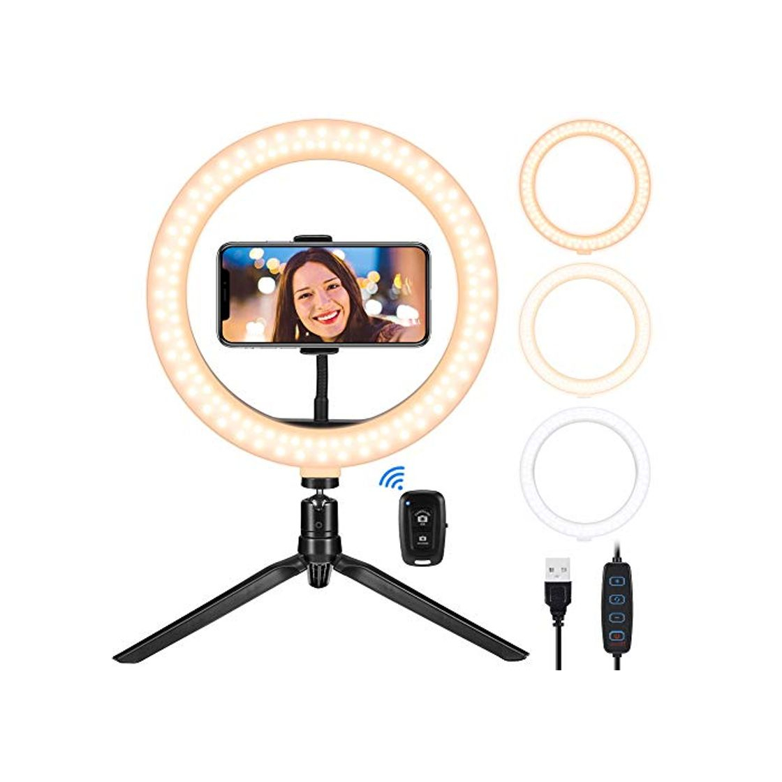 Social Teaisiy Luz de Anillo LED