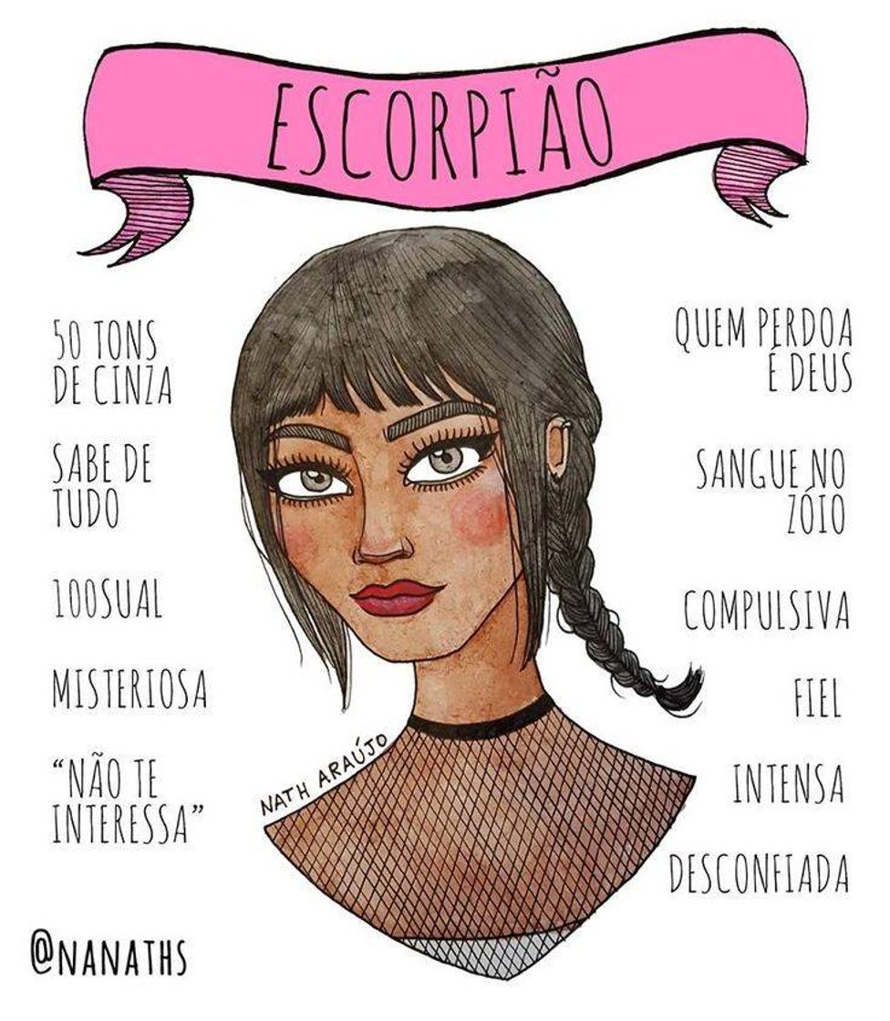 Social Signo escorpião 