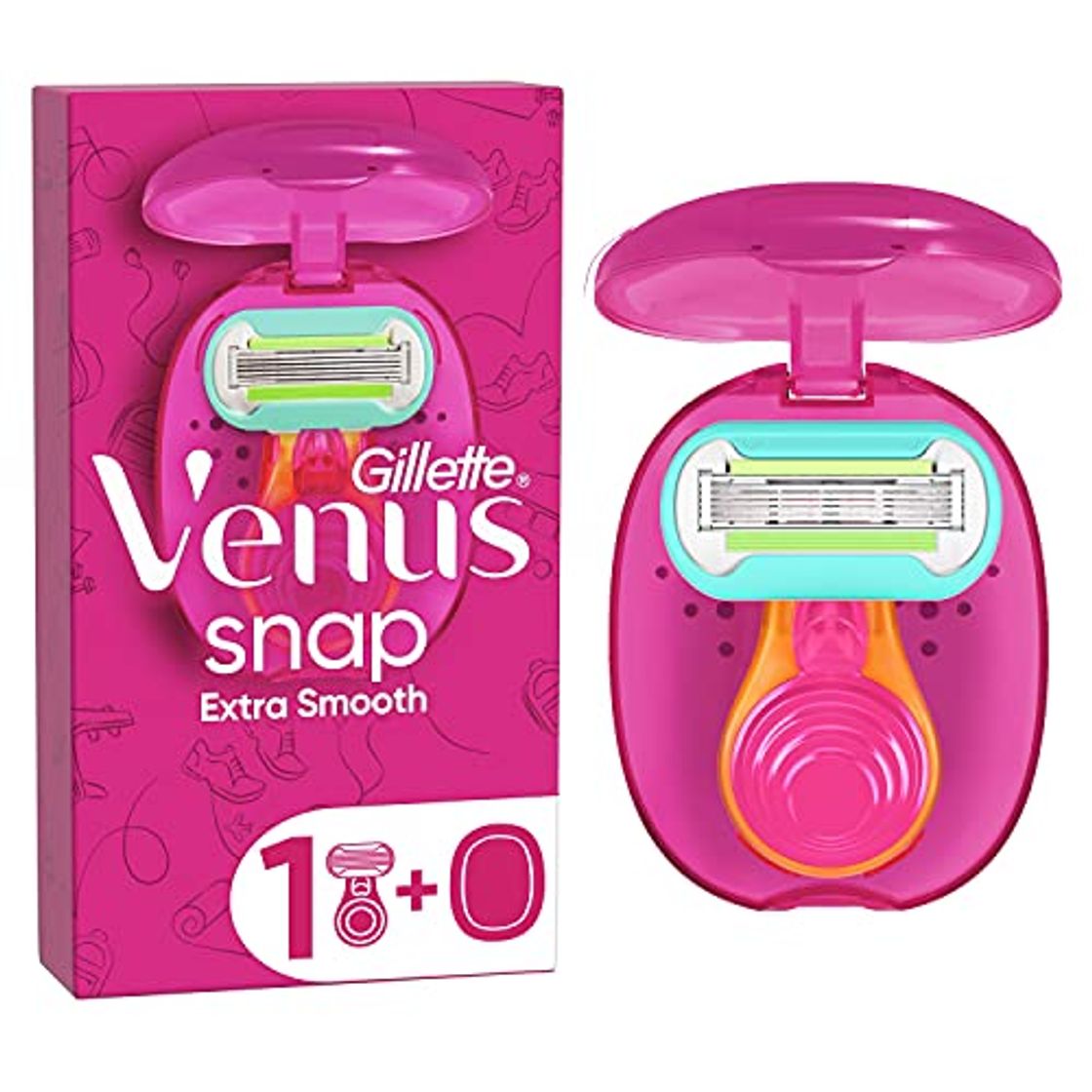 Social Gillette Venus Extra Smooth Snap Maquinilla de Afeitar Mujer