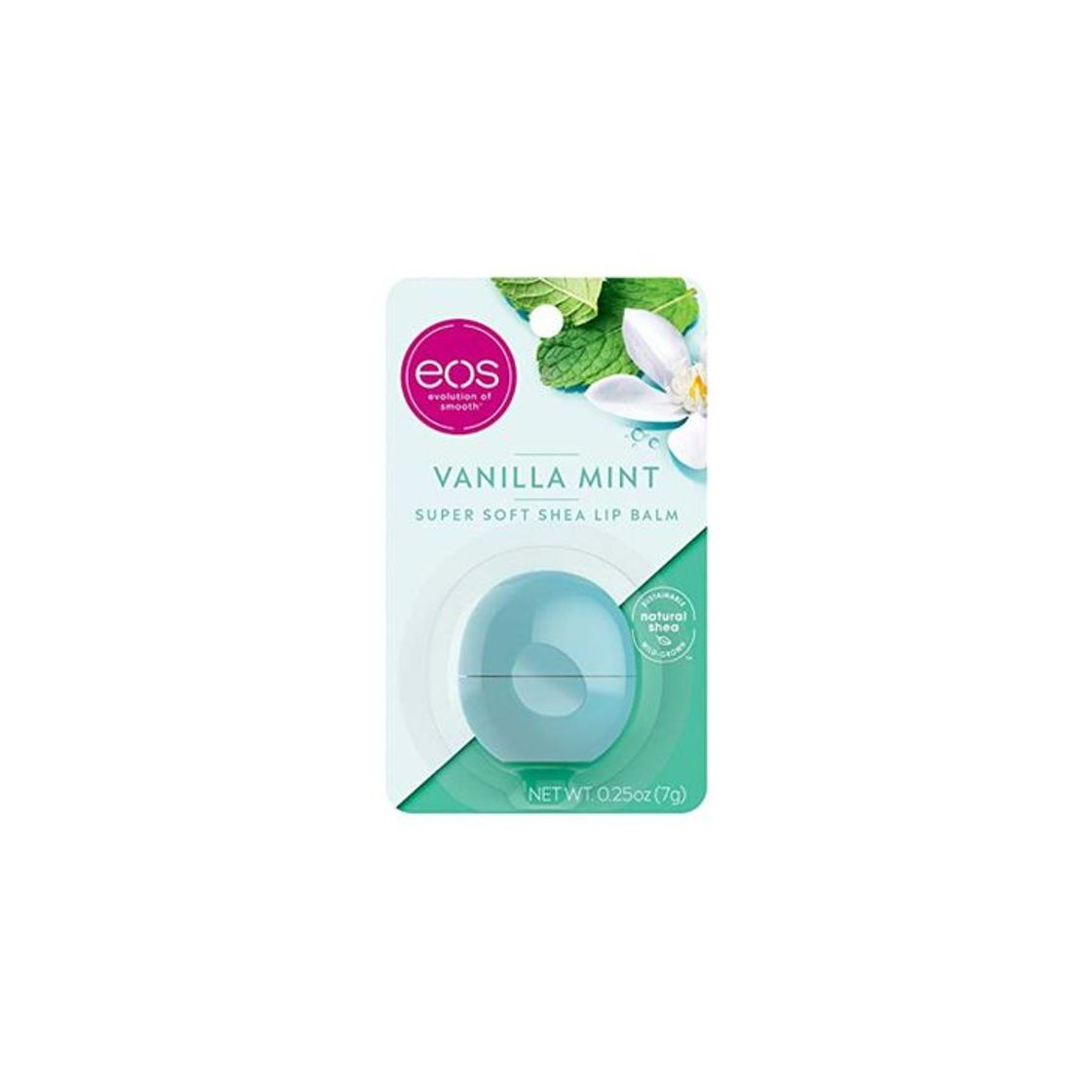 Belleza Bálsamo labial EOS Visibly Soft de vainilla y menta