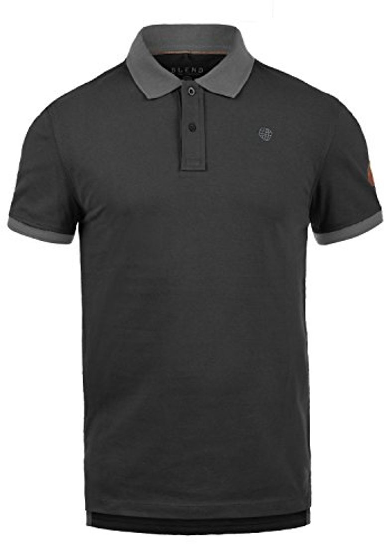 Moda BLEND 20701263ME - Polo para Hombre, tamaño:L;color:Black