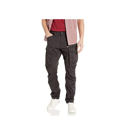 G-STAR RAW Rovic Zip 3D Tapered, Pantalones para Hombre, Negro