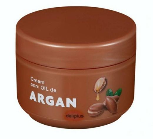 Crema corporal con aceite de argán Deliplus 