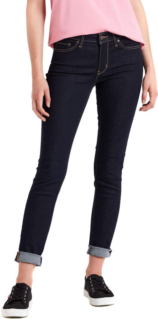 Fashion Levi's 711 Vaqueros Skinny, Negro