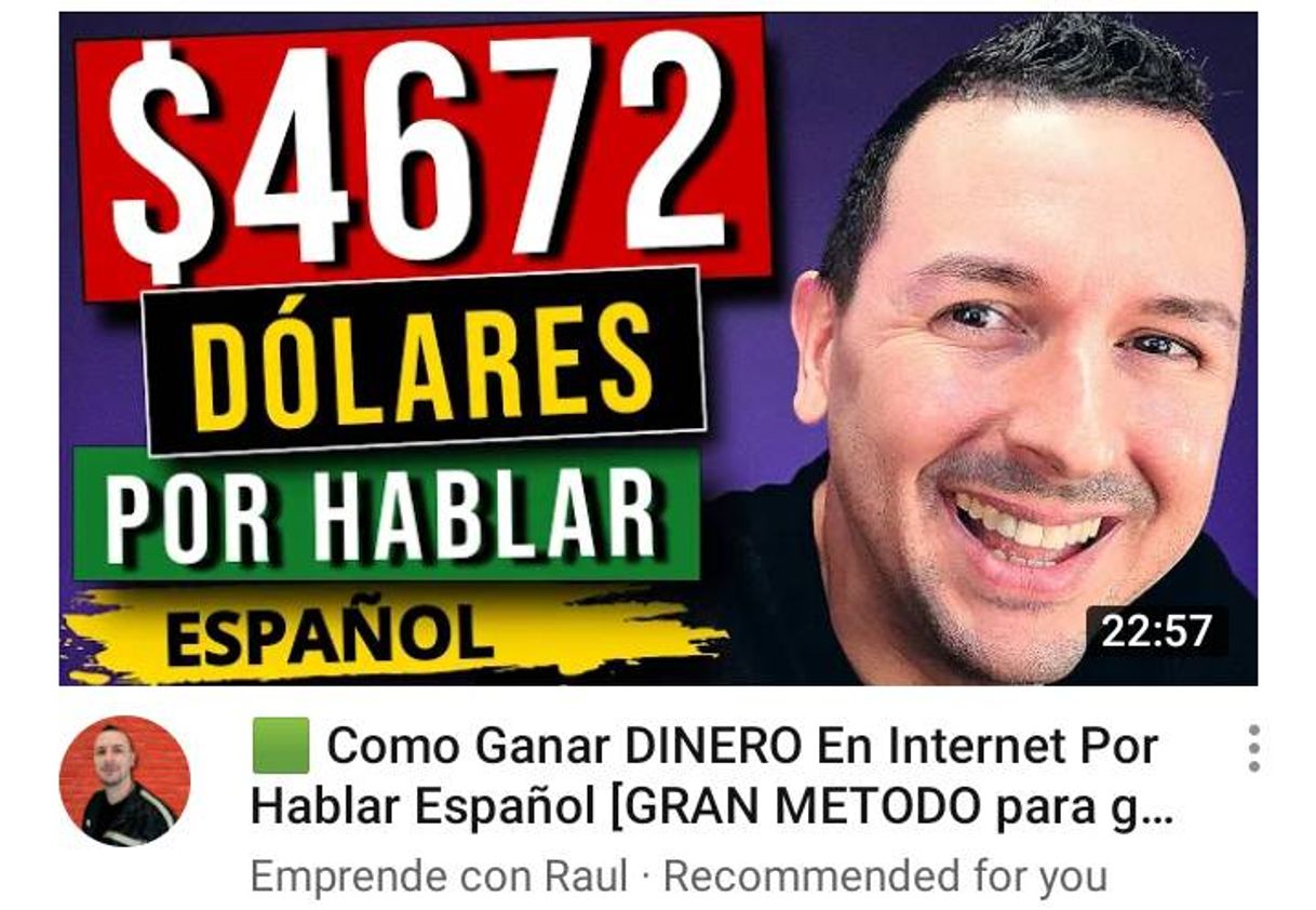 Canción Como Ganar DINERO En Internet Por Hablar Español 😍💲💲💲🤩