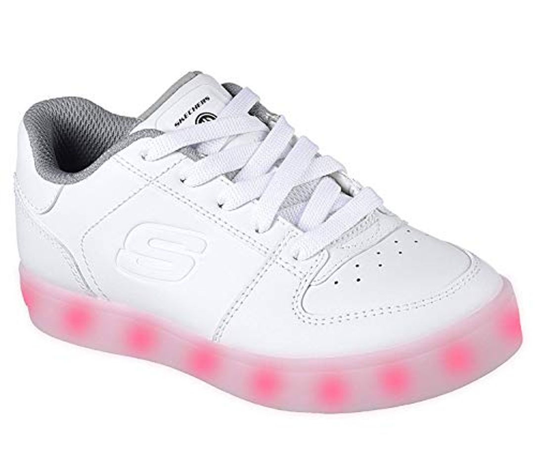 Lugar Skechers Energy Lights-Elate, Zapatillas Altas para Niños, Blanco