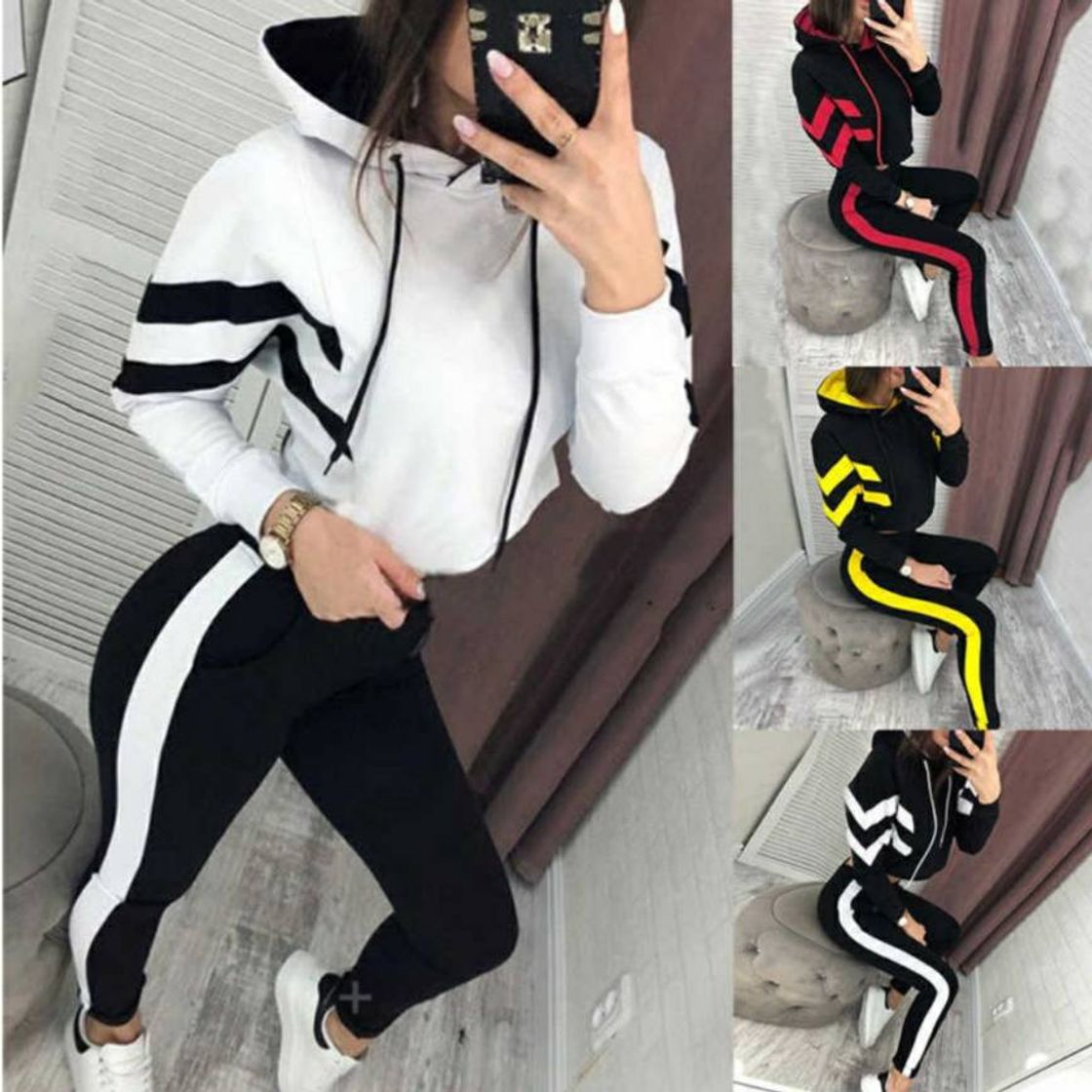 Fashion Conjunto Running Suit Winter😍