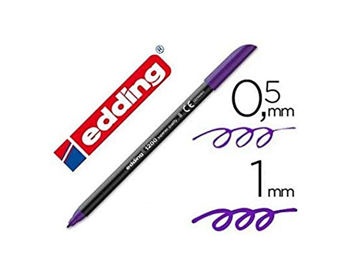 Product Edding - Rotulador punta fibra 1200 violeta n.8 -punta fibra 0.5 mm