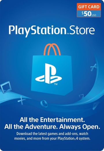 $50 PlayStation Store Gift Card [Digital Code] USA