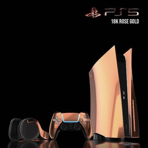 Luxury Limited Edition 18K Rose Gold Playstation 5