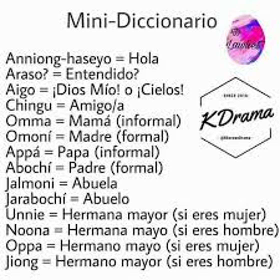 Aplicaciones Frases Coreanas Comunes 