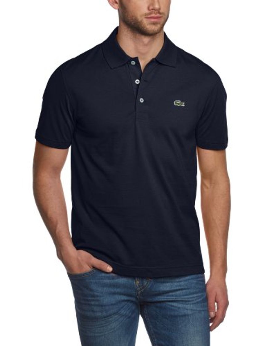 Social Lacoste L1230, Polo de Manga Corta para Hombre, Azul