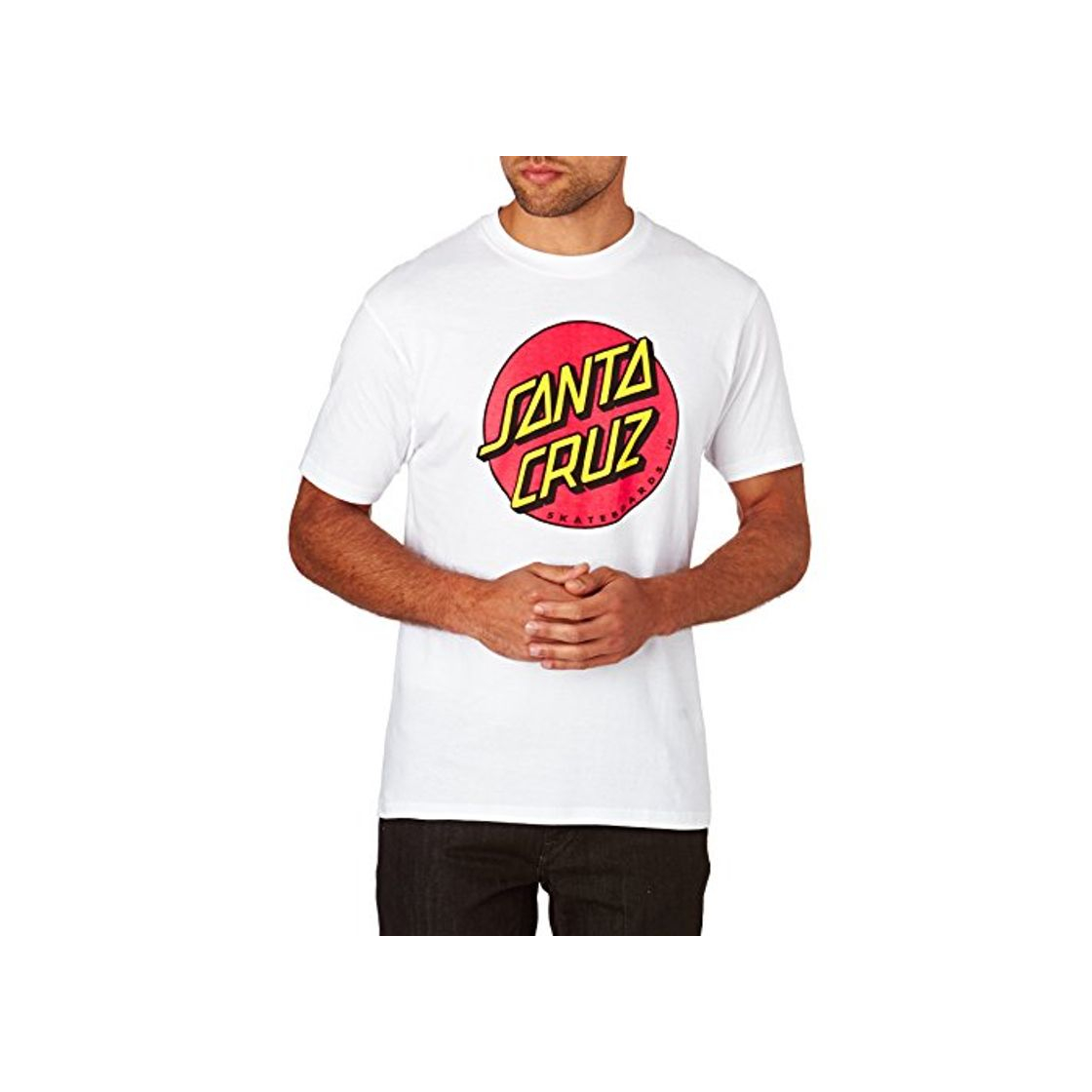Social Camiseta Santa Cruz Classic Dot Blanco
