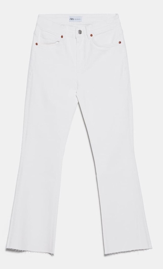 Producto Pantalones flare blancos