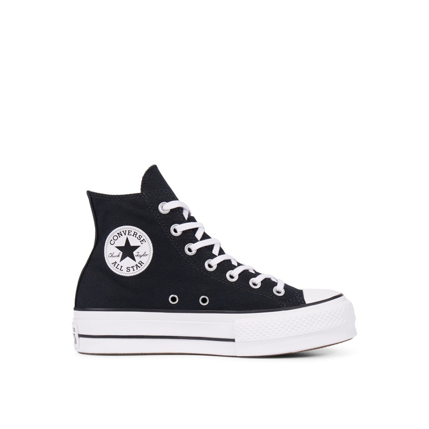 Producto Converse altas plataforma negras