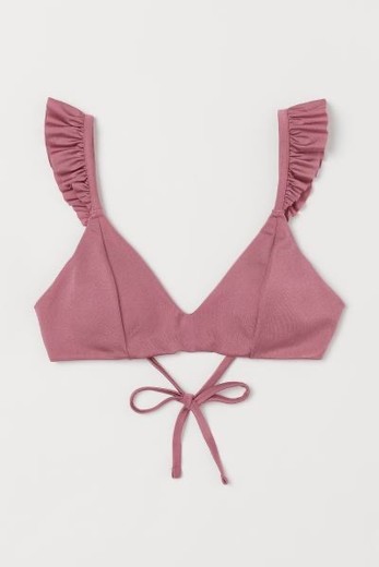 Top de bikini acolchado