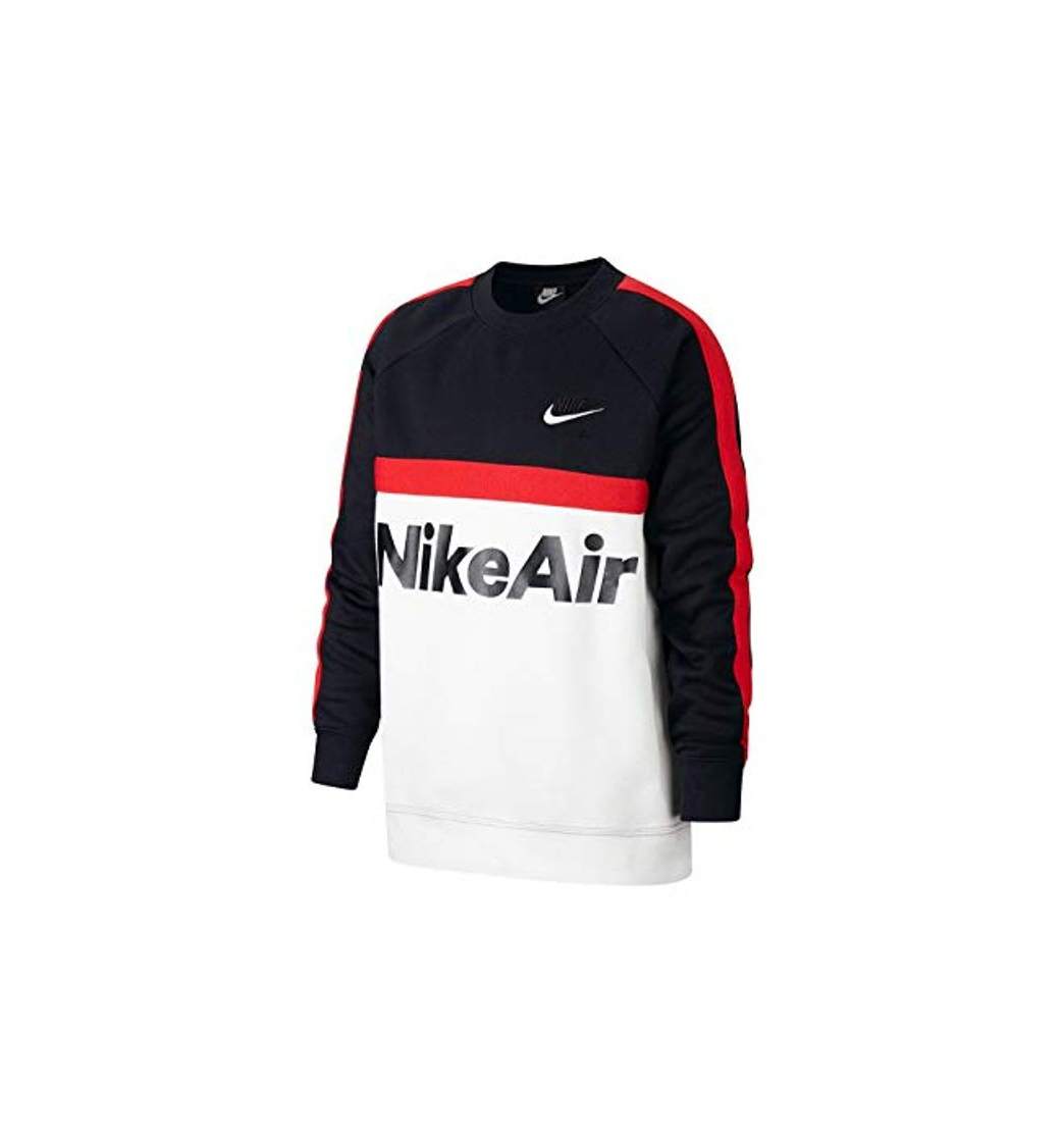 Moda NIKE Y CRW FLC TM Club19 Sudadera, University Red