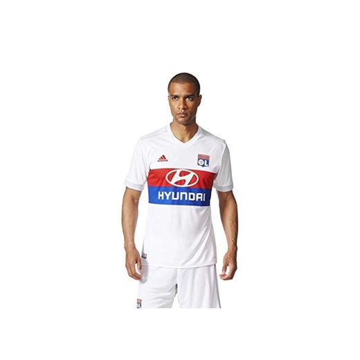 adidas OL H JSY Camiseta 1ª Equipación Olympique de Lyon 2017-2018, Hombre,