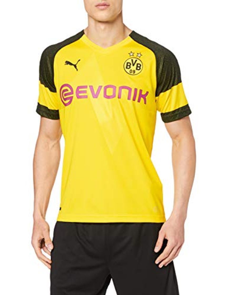 Social PUMA BVB Home Shirt Replica Evonik with Opel Logo Jersey