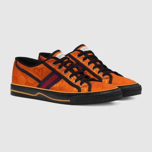 Orange Men's Gucci Off The Grid sneaker | GUCCI® US