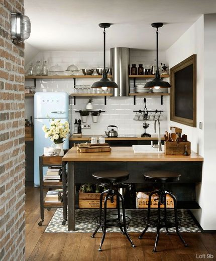 Cocina estilo industrial