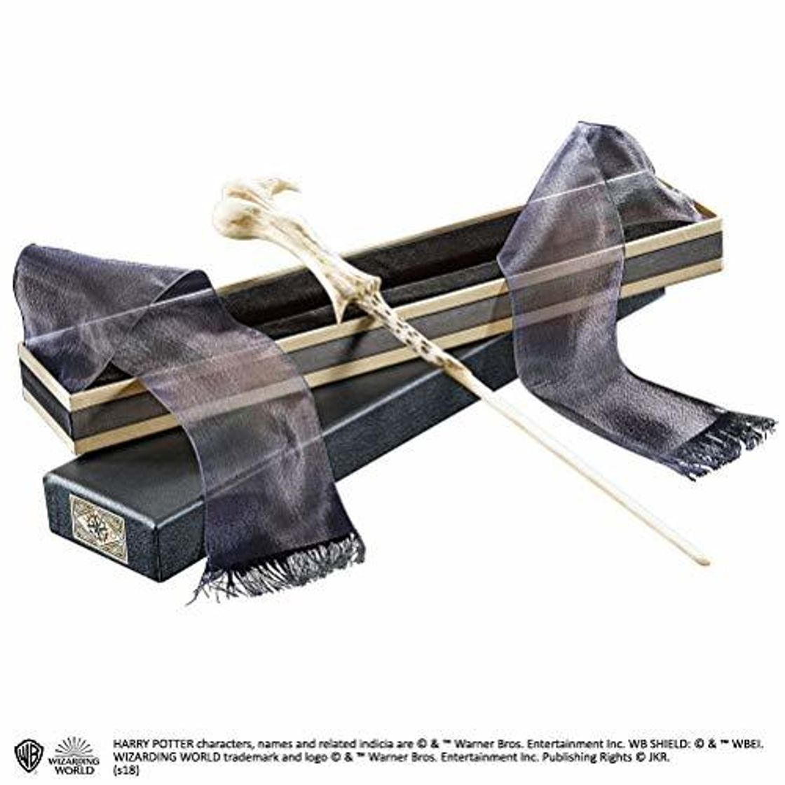 Product The Noble Collection Lord Voldemort Réplica Varita en Caja de Ollivanders