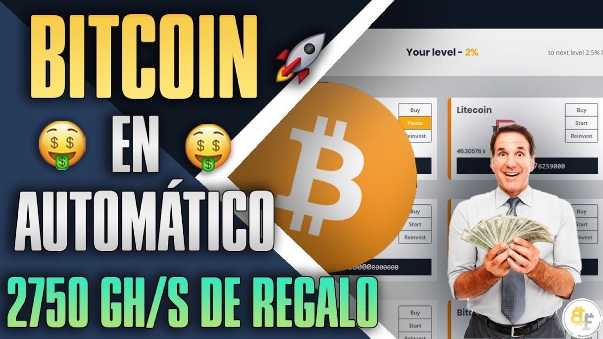 Moda GANA BITCOIN en AUTOMATICO  | REGALO 2750 GH/s