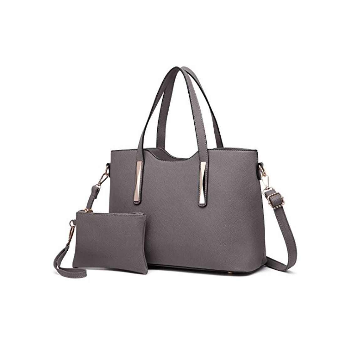 Social Miss Lulu Bolsas de Señoras Moda Cuero Pu 2 Piezas Totalizador Bolsos