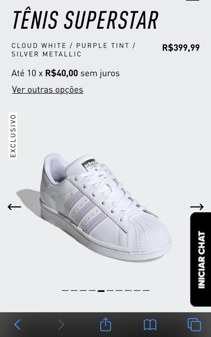 Social Tênis Superstar Adidas