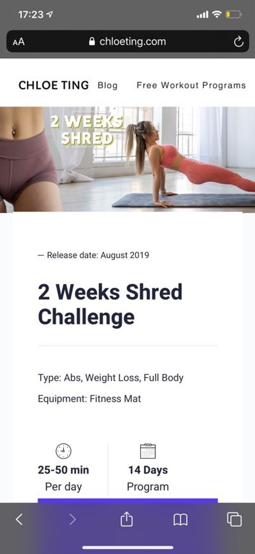 Social 2 Weeks Shred Challenge

