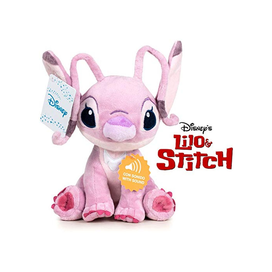 Products Play by Play Peluche Soft Angel con Sonido 20cm Amigo de Stitch