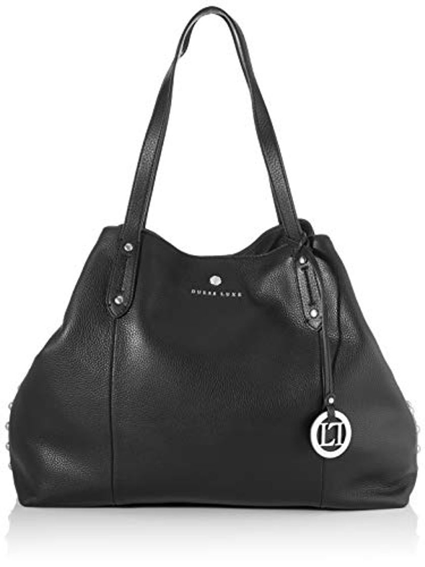 Fashion Guess - Eve, Shoppers y bolsos de hombro Mujer, Negro