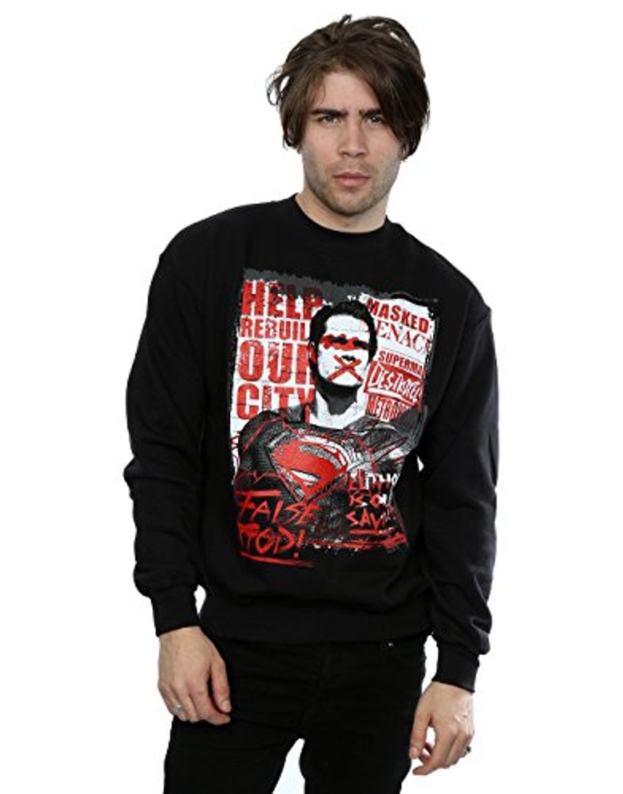 Social DC Comics Hombres Batman v Superman False God Poster Sudadera XXX