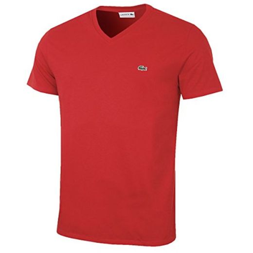 Lacoste TH6710 Camiseta, Rojo