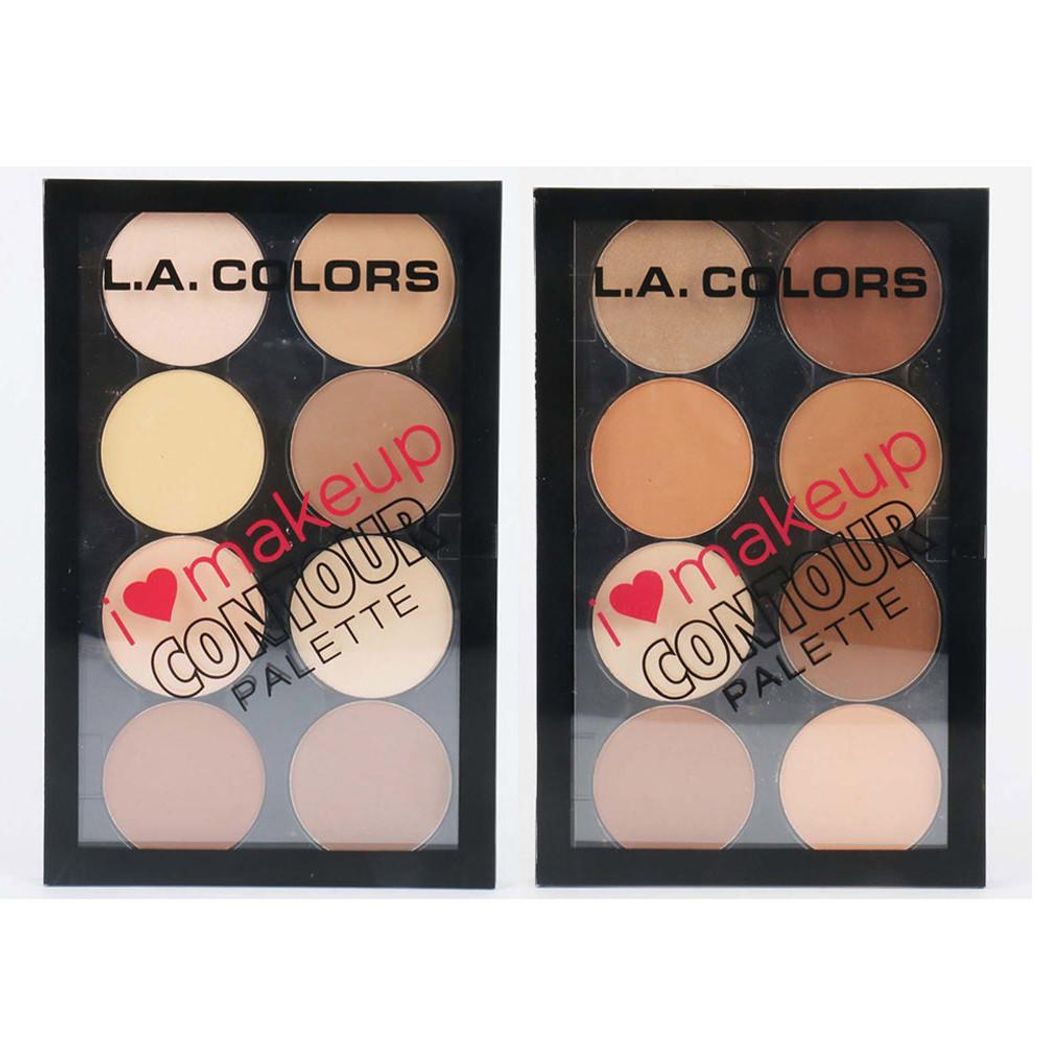 Moda I Heart Makeup Contour Palette – L.A. COLORS