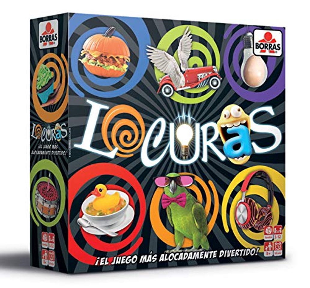 Social Borras- Locuras Divertido Juego de mesa familiar, Consigue ser el Rey Loco,