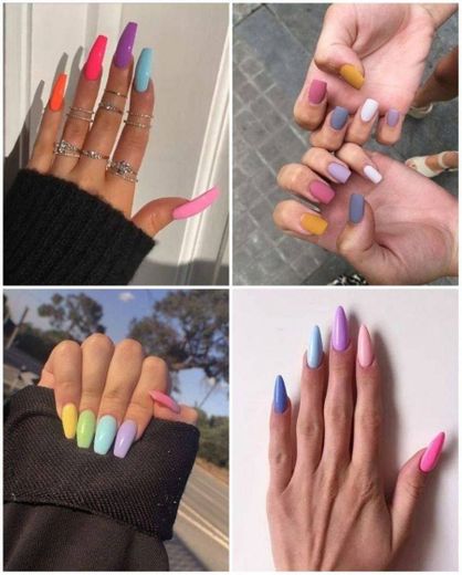 Unhas coloridas🦄