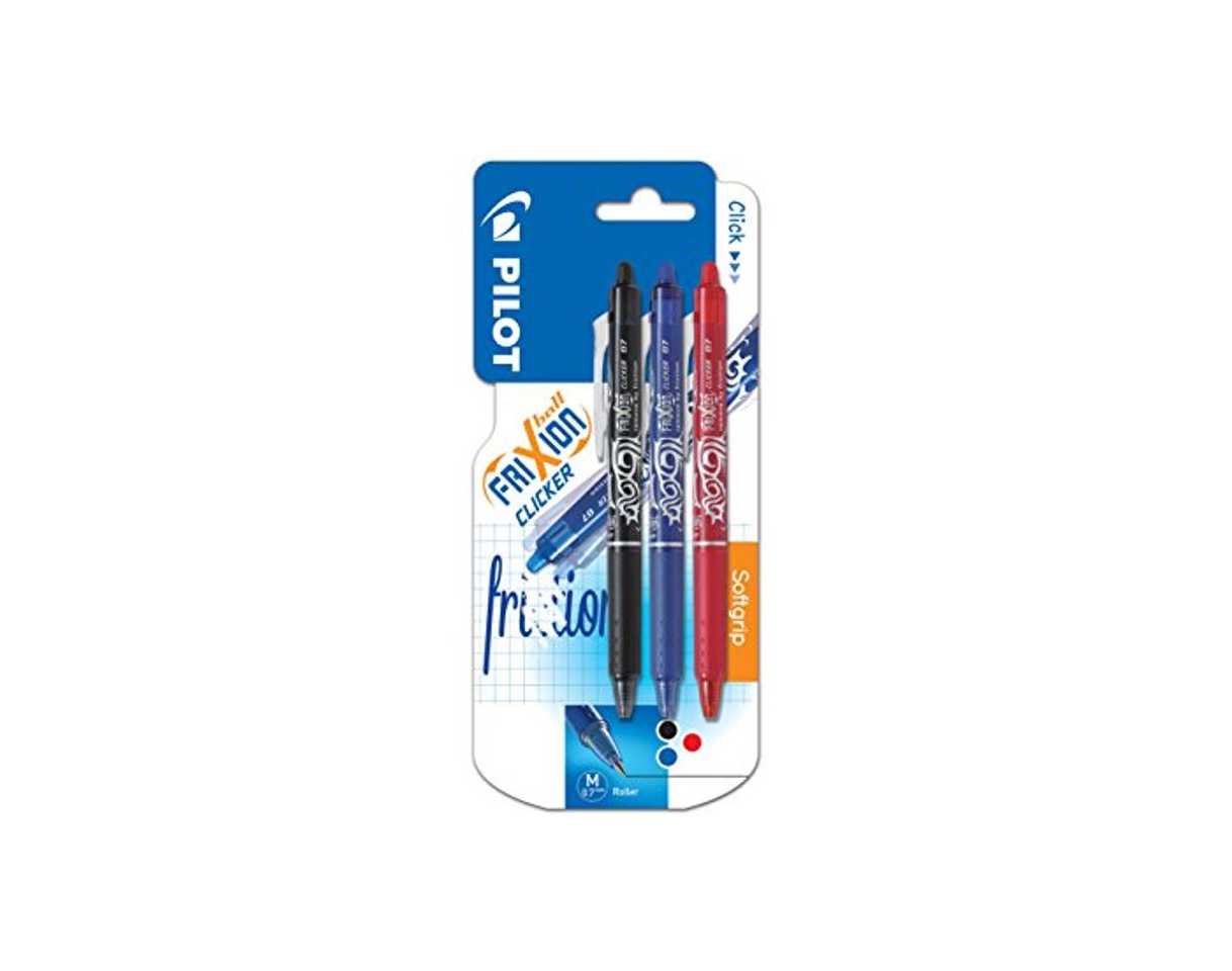 Social Pilot FriXion Clicker - Bolígrafo roller de gel de tinta borrable