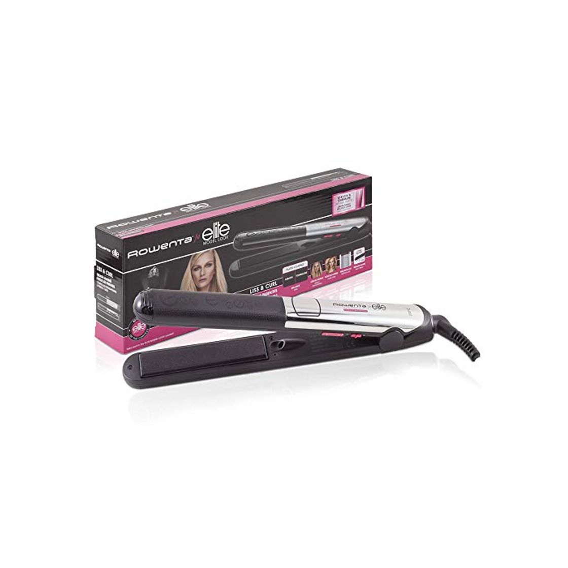 Belleza Rowenta Liss & Curl SF4522F0 Plancha de pelo