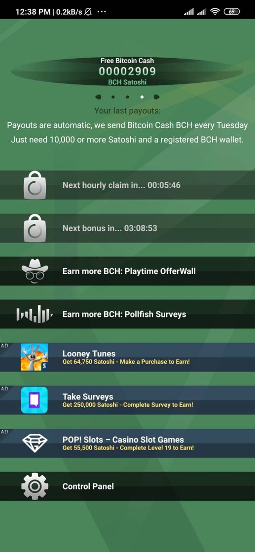 Social Bitcoins Cash