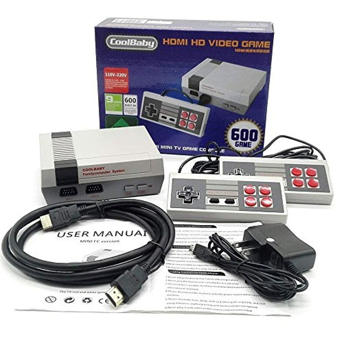 Social Family Mini Consola Construido en 600 Seccion Versiones Clásicas HDMI Videojuegos